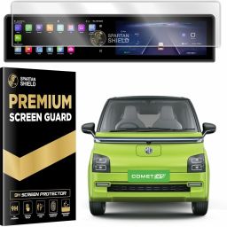 spartan shield Screen Guard for MG COMET EV Top Models 2023 Facelift || EXCITE | EXCLUSIVE || 10.25 Inch Dual Infotainment Screen & Instrument Cluster Display Protector || 9H Play & Plush Electric Car Music System Accessory 2025 [Not Tempered Glass]-image-53