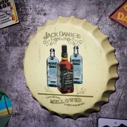eazywagon Multicolor Metal Jack Daniels Mellowed Wall Decor-picture-45