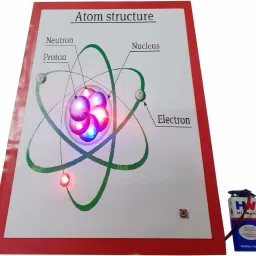 melody's Atomic Structure Model Showing with Running Light for Chemistry Working Model for School image 2
