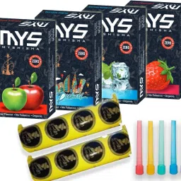 Hookah Flavour (Double Apple, Dubai Special, BF, Strawberry) Hookah Charcoals-image-95