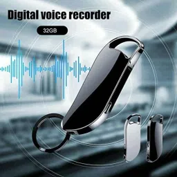 DDLC Digital Voice Recorder Voice Activated Mini Recorder with Playback Key Chain 32 GB Voice Recorder image 5