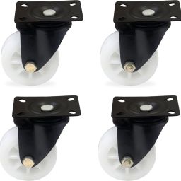 Heavy Duty Caster Wheels, 4 pcs, for Kitchen Cabinets, Table, Trolley, Stand Swivel Furniture Caster-image-80