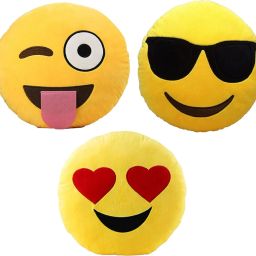 Microfibre Smiley Cushion Pack of 3-image-15