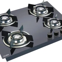 Built In Glass Hob | 8 MM Toughened Glass | Double Ring Forged Brass Burner Glass Automatic Hob-image-50