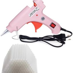 PINK MINI 20 WATT - 50 GLUE STICKS Standard Temperature Corded Glue Gun-image-56