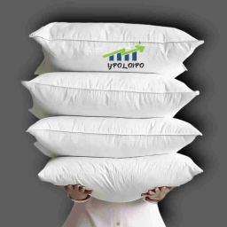 LUXURY Polyester Fibre Solid Sleeping Pillow Pack of 4-image-69