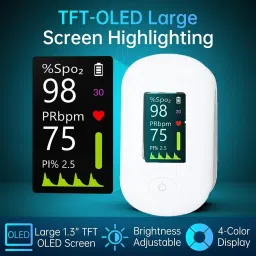 MCP HO-1 Pulse Oximeter with Oxygen Saturation Monitor, Heart Rate Monitor Pulse Oximeter image 3