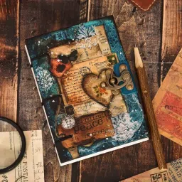 di-kraft Printed Diary Notebook With Lock Clasp For Gift/Office Use (5*7 Inch,144 Pages) A5 Journal Unruled 144 Pages image 2