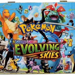 Poke-mon Sword & Shield Evolving Skies Playing Cards Games for Kids-24