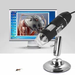 viboton 1000x 2MP 8 LED USB Portable Digital Microscope / Dermascope / Endoscope Zoom Camera Magnifier +Stand (Windows 8 - 1000x) (Black) image 5