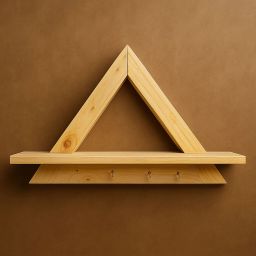 Solid Wood Open Book Shelf-7