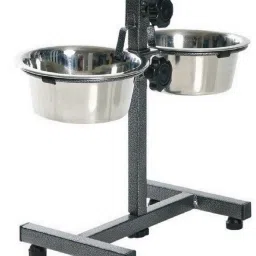 Stand Medium Round Stainless Steel Pet Bowl-picture-14