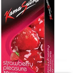 Strawberry Flavoured Dotted Condom-image-2