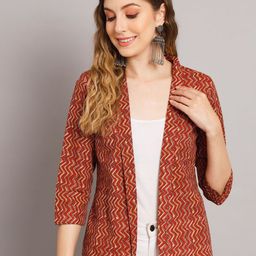 DECKEDUP Women Printed Shrug-42