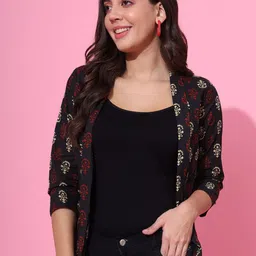 DECKEDUP Women Printed Shrug-51