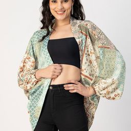 Moomaya Ethnic Motifs Printed Ethnic Shrug-14
