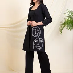 DEEBACO Women Longline Shrug-34