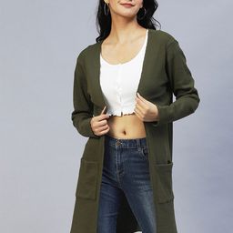 Rigo Solid Open Front Cotton Shrug-24