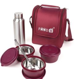 Stella Pro Lunch Box for Office with 750ml Water Bottle & 400ml 3 Containers Lunch Box-image-39