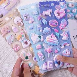 5 cm Puffy Stickers for Kids, 3D Stickers (SL-ANT-7-12) Self Adhesive Sticker-image-28