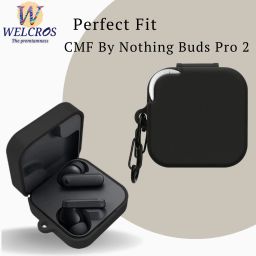 WELCROS Silicone Press and Release Earbuds Case For CMF by Nothing Buds Pro 2-image-53