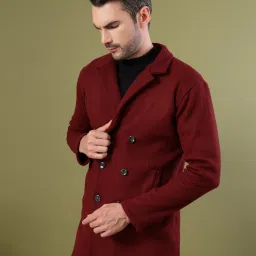 Polar Fleece Solid Coat For Men-image-35