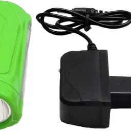 stylopunk 3W LASER LED And 7 Hi-Power Mini Poket Torch Light 8 Hours Battery Backup 5 hrs Torch Emergency Light image 3