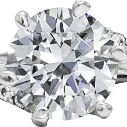 Sterling Silver Zircon Twist Adjustable Ring for women & girls with 925 hallmark Sterling Silver Zircon Rhodium Plated Ring-image-1