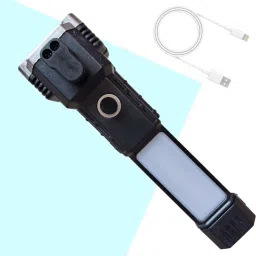 LED 3W Flashlight with Magnets, hammer with 4 in 1 option Torch Torch-11
