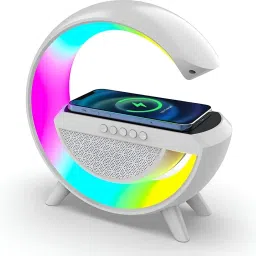 WON Multi-Function Bluetooth Speaker Lamp with Wireless Fast Charging 5 W Bluetooth Party Speaker-58