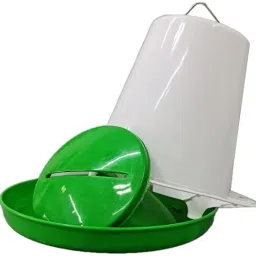 q8 twinkle Poultry Feeder and Waterer Set|1 Liter Capacity Feed Container & Water Dispenser Caged Bird Feeder image 2