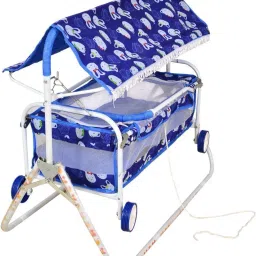 swing n fly Baby Cradle Mosquito Net Jhula Palna Stroller Infant & Toddler Beds Bassinet image 3
