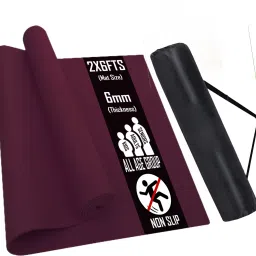 6MM -TPE +EVA. Anti skid Durable Sports Pro Mat for Exercise, For Men/Women 6 mm Yoga Mat-image-41