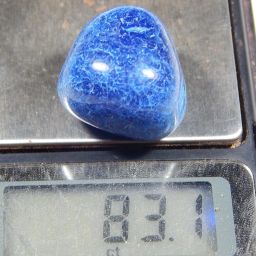 Tumbled Blue Onyx 83.1Cts 1 Pcs stone Regular Asymmetrical Crystal Stone-image-20