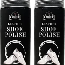 QUICK LS Liquid Shoe Polish Color - White (Pack of 2 x 100 ML) Leather Shoe Liquid Polish-image-55