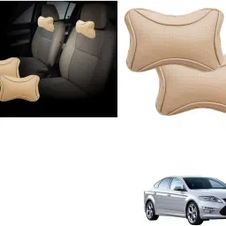 Beige Cotton Car Pillow Cushion for Ford-image-108