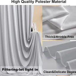 Cam cart 16×08ft,Grey No Wrinkle Polyester Photography Backdrop (4×8ft 4Pcs Panel) Reflector-17