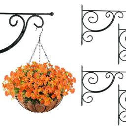 High Quality Vines design Wall Mounted Shelf Bracket (Set of 4 Pcs) 31.5 Cm Shelf Bracket-17