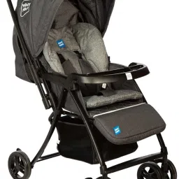Baby Stroller Pram 0-3 Years| Large Canopy Window| Detachable Feeding Tray Pram-38