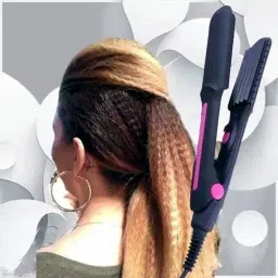 MARSELITE Hair Crimper for Women for Salon-Quality Results at Home Waves to All Hair Types Electric Hair Styler-image-19