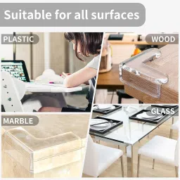 raunix Pack of 4 Silicon Sharp Edges Corner Protector Baby Proofing Safety Guards image 3