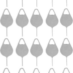 BBS PRO 20 pcs Mobile Sim Ejector pin Tools Tray Holder Opener (Steel) Sim Adapter-image-69