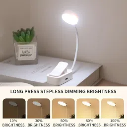 xergy Book Lights for Reading at Night 80 Hours Runtime 3 Brightness Levels × 3 Color Study Lamp image 4