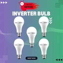 Rechargeable Emergency Bulb Inverter Bulb, 3Hr Battery Backup_Pack of 5 P367 3 hrs Bulb Emergency Light-image-78