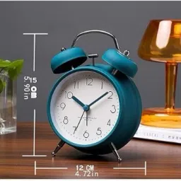 adj Analog Matt Blue Clock image 3