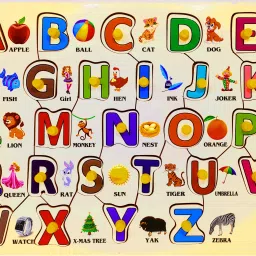 CAPITAL ALPHABETS WOODEN LEARNING PUZZLE BOARD-22