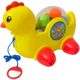 Anand Pull Along Chick for Kids 1Year+ with Attached String toddler toy-47