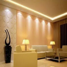 D'Mak 3 Watt LED COB/Spot Light/Button Light (Wram White) round Driver Included pack of 2 Recessed Ceiling Lamp image 5