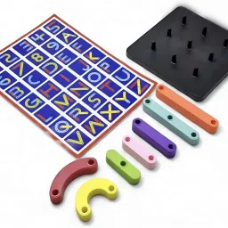 arizon enterprise Alpha Numeric Puzzle Toy for Kids - Educational Fun Toy with Letters & Numbers, image 3