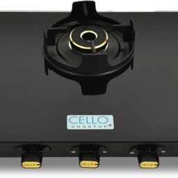Granito 3 Burner Black Gas Cooktop, Dual Shade Toughened Glass, ISI Certified Glass Manual Gas Stove-image-12